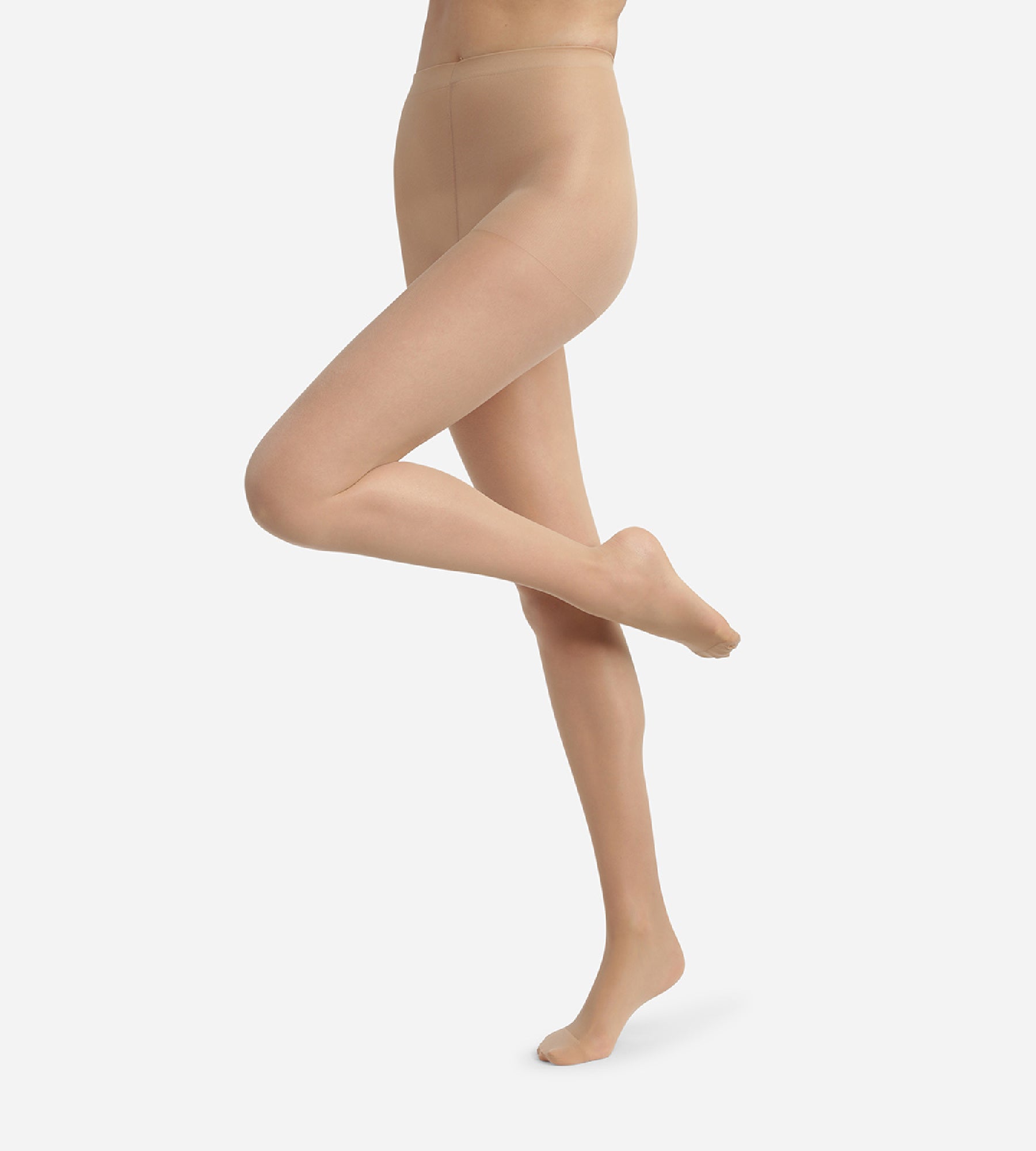 Women's Reinforced Lycra Sheer Beige Tights - Ultra Durable & Comfortable for Everyday Wear, Workout, and Office Outfits