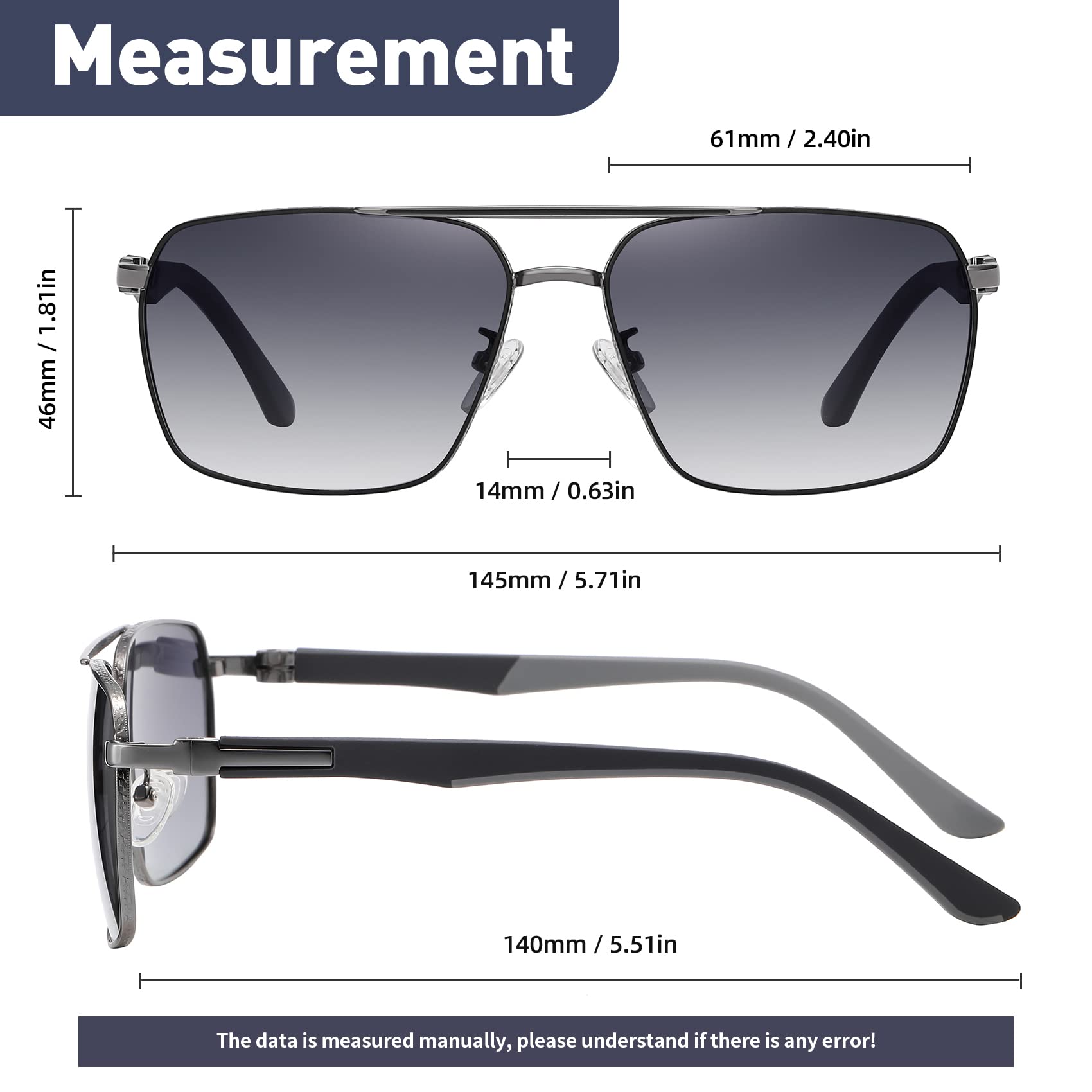 Trendy Polarized Aviator Sunglasses for Men & Women - UV400 Protection for Driving, Fishing & Outdoor Activities - Fashionable Unisex Shades for Summer & Travel