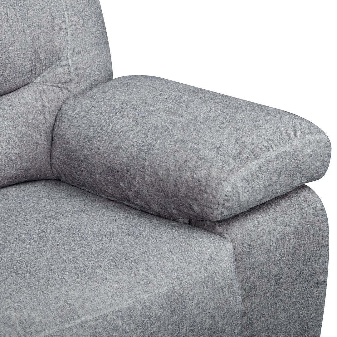 Premium Preston Power Reclining Sofa - 3-Seater Leather Living Room Couch with USB Charging & Cup Holders - Perfect for Home Theater, Family Room and Relaxation