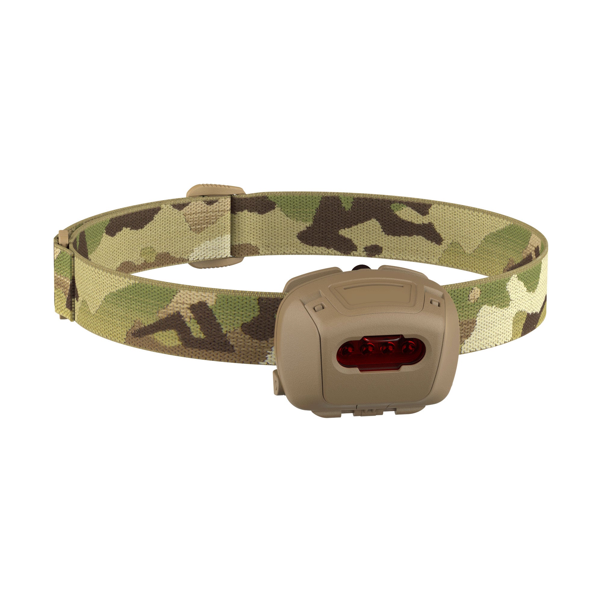 Princeton Tec Quad Tactical Headlamp - 78 Lumens LED Light with 60.5 Hours Runtime - Perfect for Camping, Hiking, Hunting & Emergency Situations