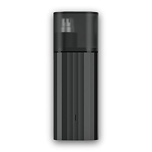 Vanyue Professional Ear & Nose Hair Trimmer for Men & Women - USB Rechargeable Waterproof Grooming Kit with Styling Lighter - Portable Wet/Dry Trimmer for Eyebrows, Beards & Body Hair - Easy to Clean Black Design (Perfect for Travel, Home & Salon Use)