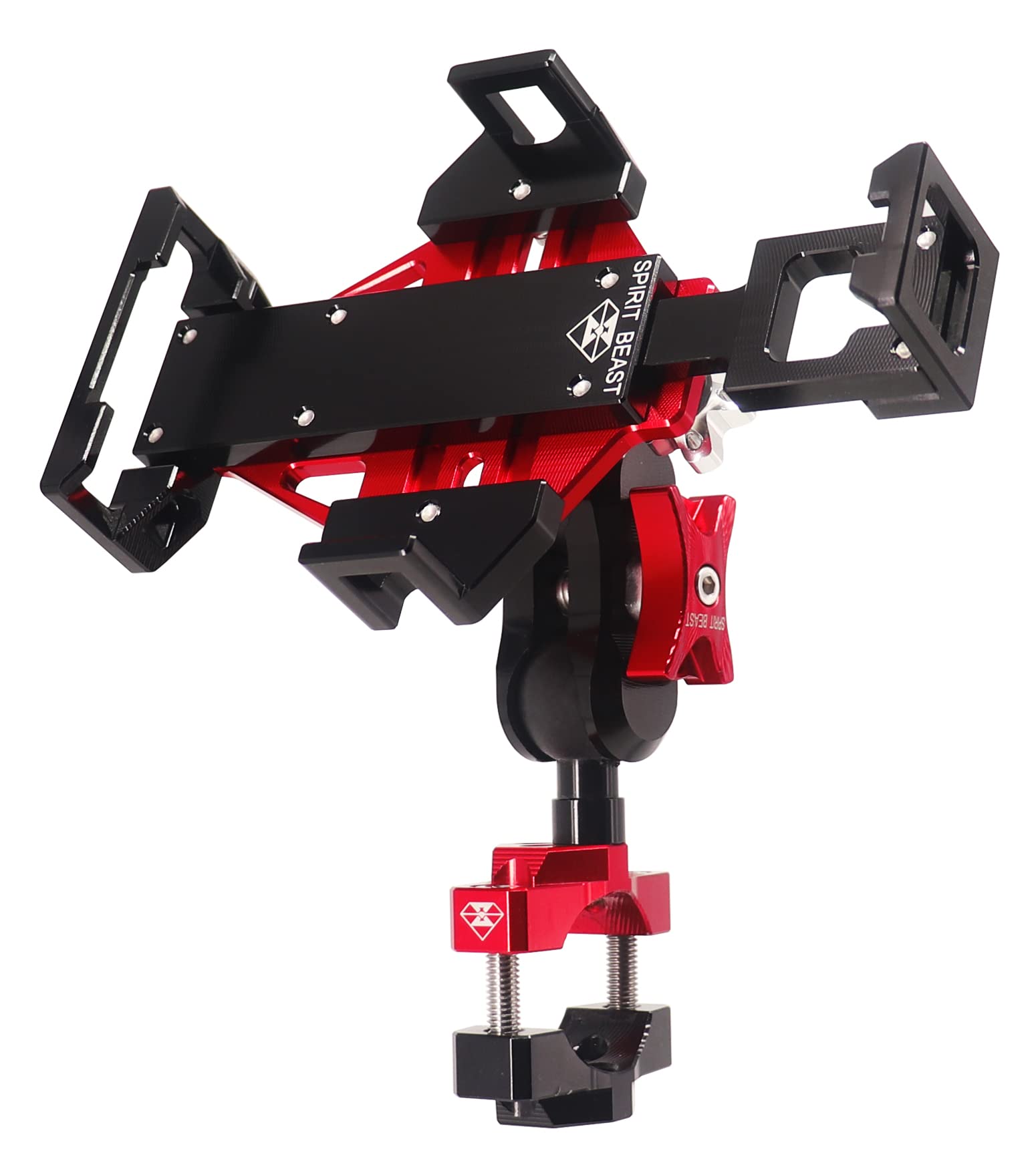 WINDFRD Heavy Duty Motorcycle Phone Mount - Secure for Harley & Handlebars - Riding & Commuting