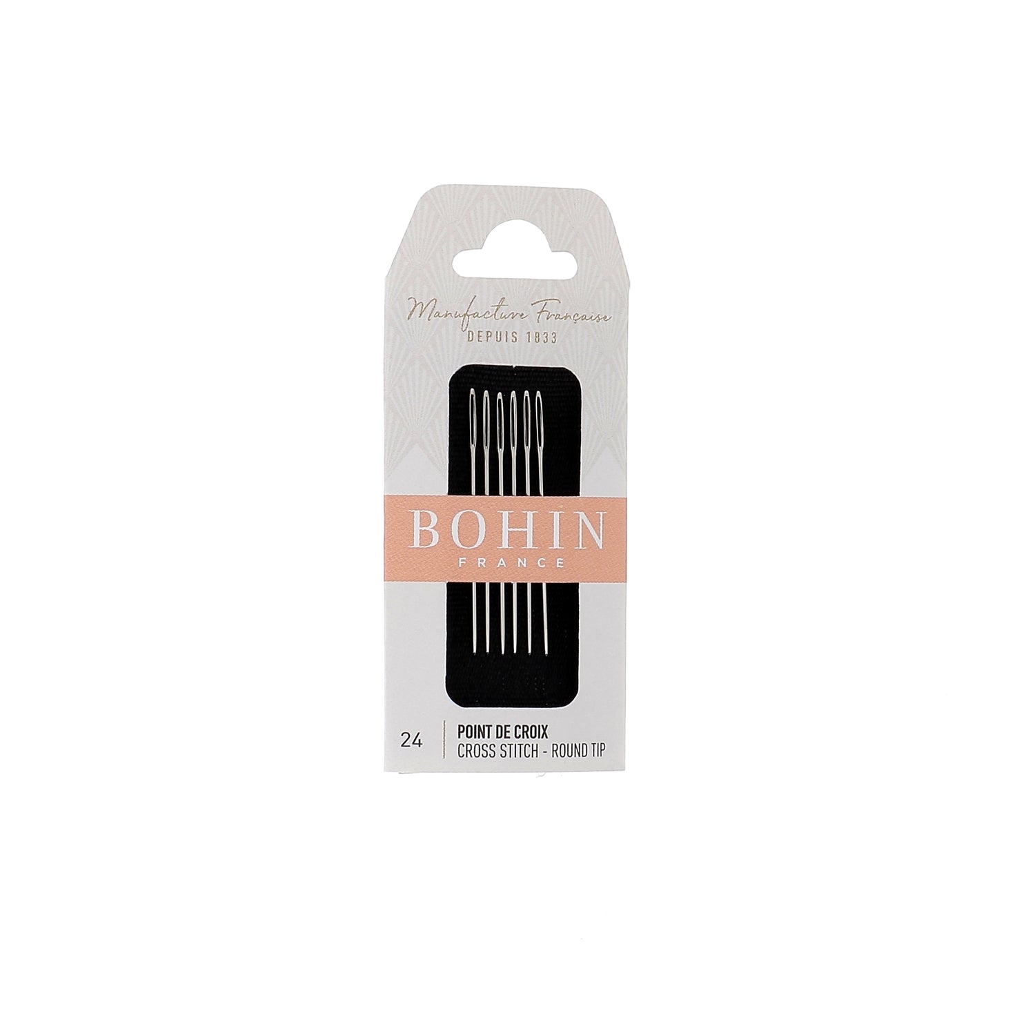 Bohin Tapestry Hand Sewing Needles - Premium French Embroidery Needles for Cross Stitch, Needlepoint & Fabric Crafts | Perfect for DIY Projects, Quilting & Home Decor