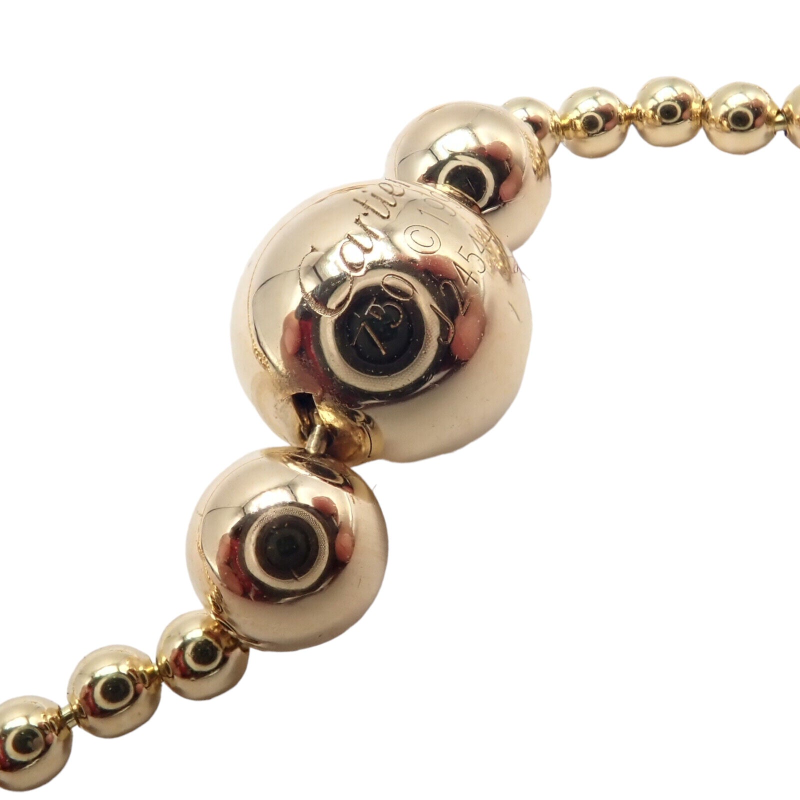 Authentic Cartier Draperie de Decollate 18K Yellow Gold Diamond Necklace for Women - Luxury Jewelry Gift for Anniversary, Wedding & Special Occasions