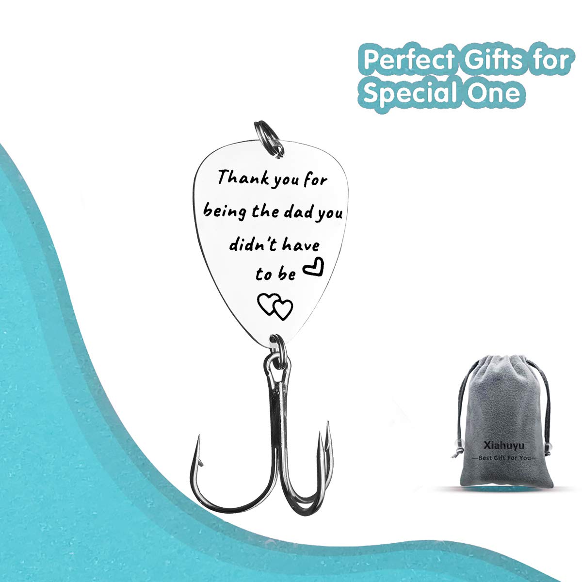 Best Step Dad Gifts - Thoughtful Father's Day, Christmas & Birthday Presents for Stepfather | Fishing Lover Thank You Gift from Daughter or Son | Perfect for Holidays, Special Occasions & Appreciation Moments