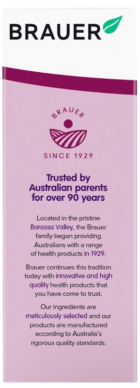 Brauer Sambucus Black Elderberry Syrup for Kids - Immune Support for Cold & Flu Relief - Natural Berry Flavor for Daily Wellness & Seasonal Health
