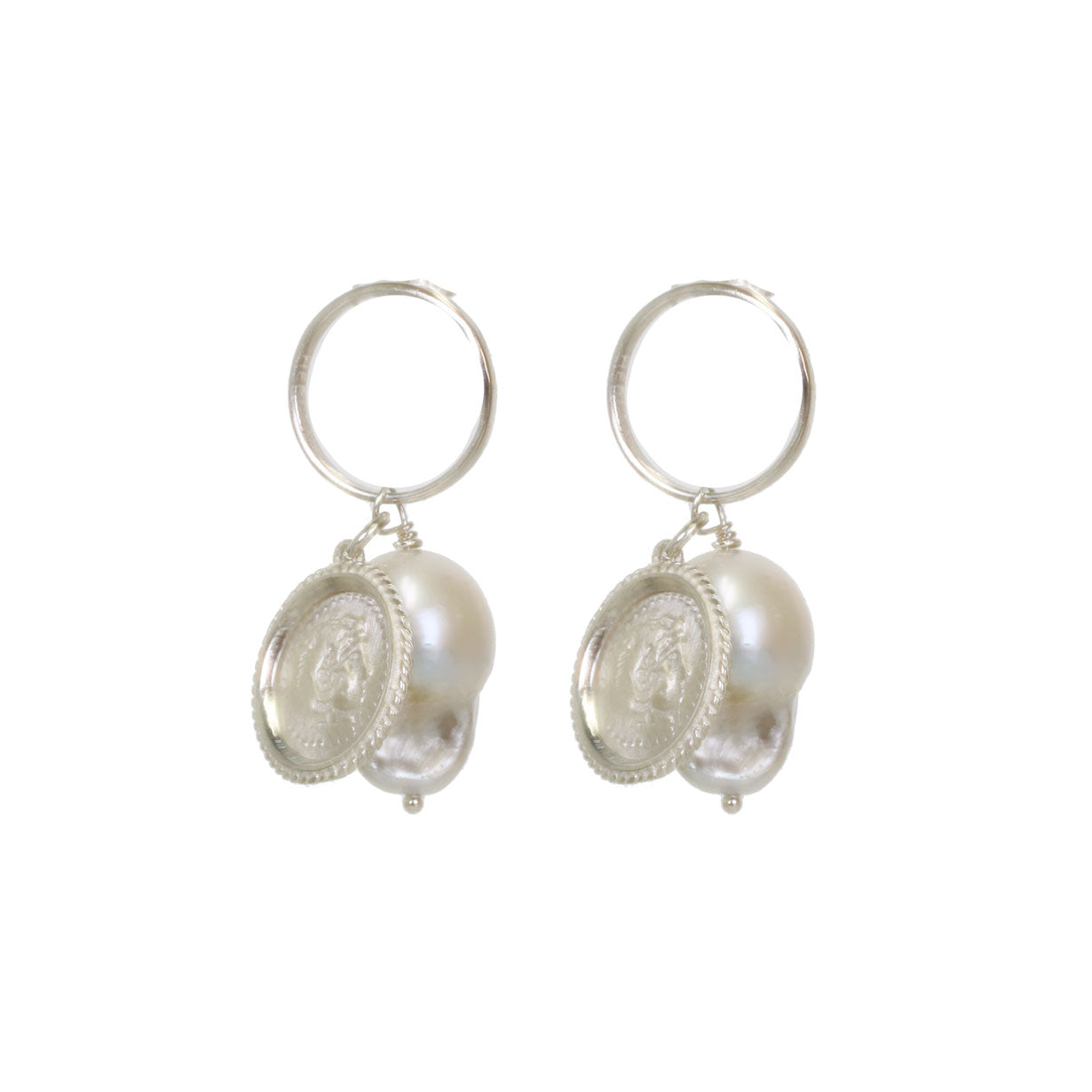 Hercules Lost Sea Band Earrings - Sterling Silver Dangle Earrings for Women, Perfect for Beach Parties, Weddings & Evening Events