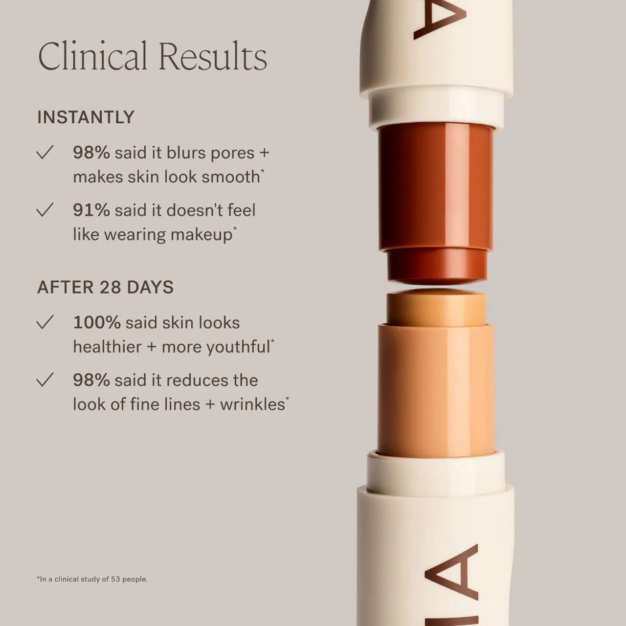 ILIA Skin Rewind Blurring Foundation & Concealer Stick - Full Coverage, Natural Finish (Multiple Shades) - Perfect for Everyday Wear and Flawless Makeup Looks