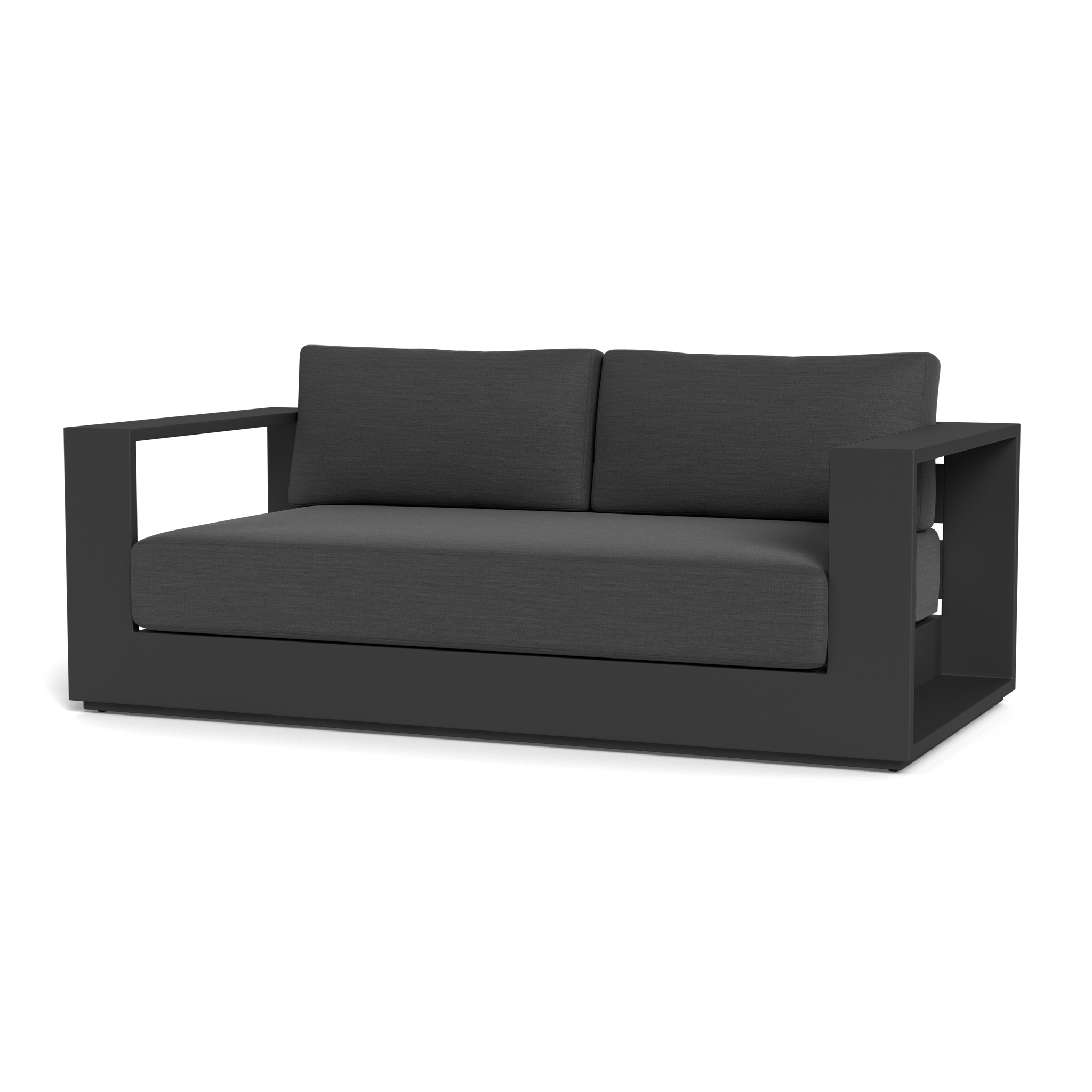 Hayman Aluminum 2-Seat Outdoor Patio Sofa - Lightweight Durable Garden Furniture for Backyard, Poolside & Balcony Relaxation