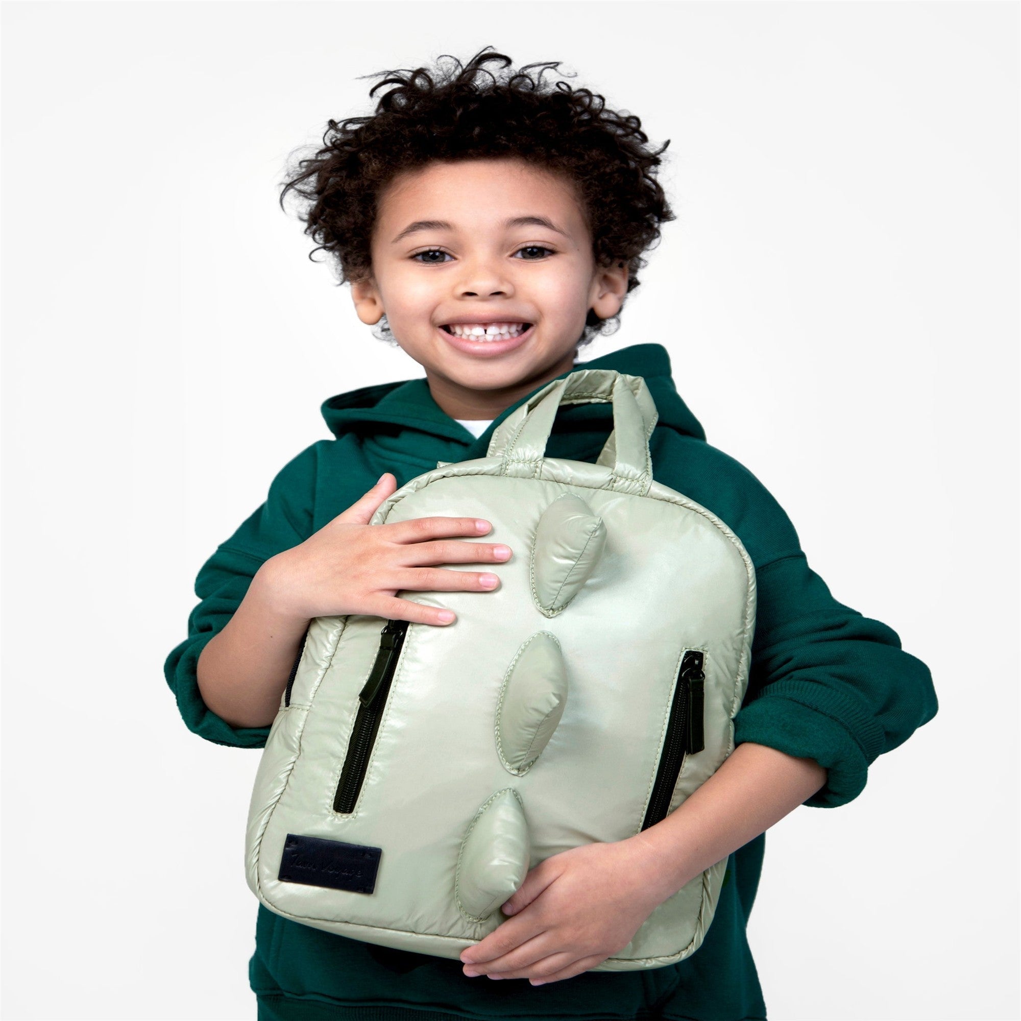 7AM Enfant Dino Backpack for Kids - Cute Dinosaur School Backpack with Adjustable Straps & Multiple Pockets - Perfect for School, Travel & Daycare Use
