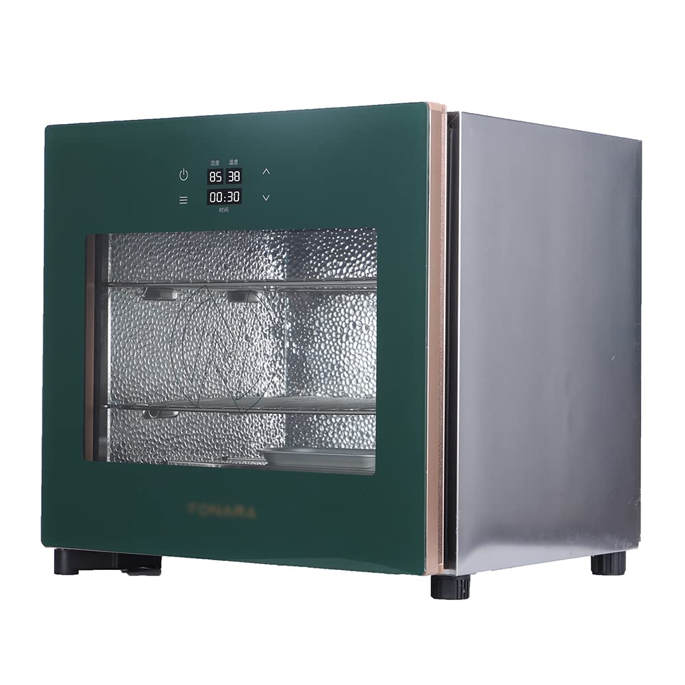 Household Visual Bread Fermentation Box - Constant Temperature Dough Proofer with Clear Lid - Small Automatic Bread & Yogurt Proofing Machine for Home Baking, Sourdough Starter, and Artisan Bread Making
