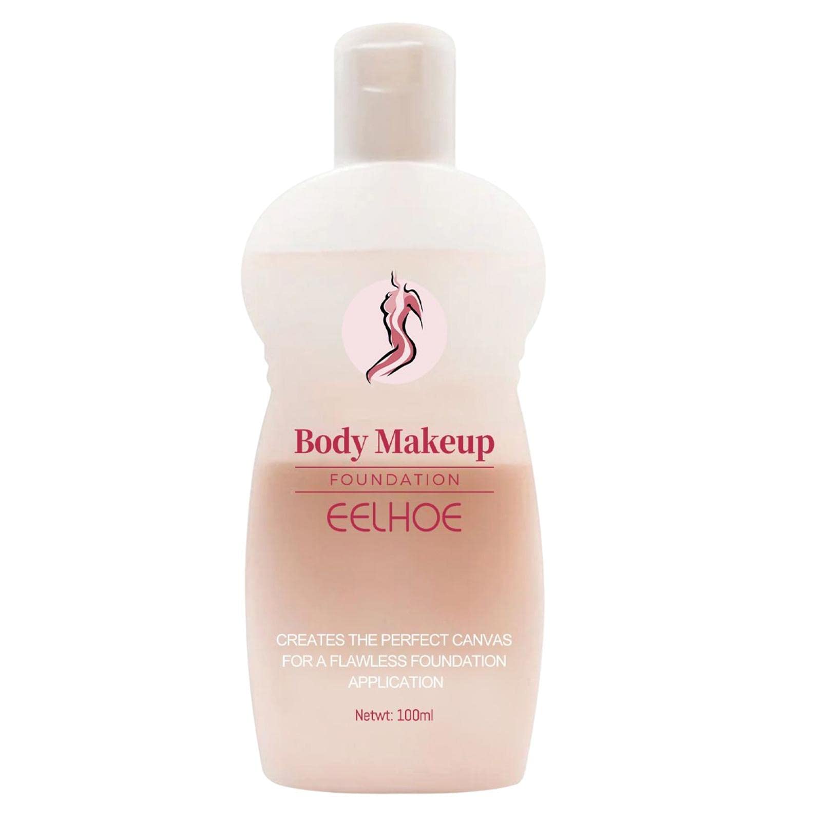 Waterproof Cover Up Makeup - 100ml Lightweight Liquid Concealer for Legs & Body | Covers Scars, Bruises, Stretch Marks | Long-Lasting, Sweat-Resistant | Perfect for Beach, Pool & Special Occasions