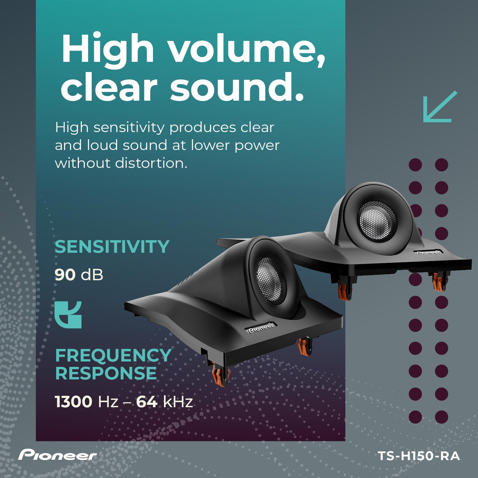 PIONEER TS-H150-RA 1-1/8