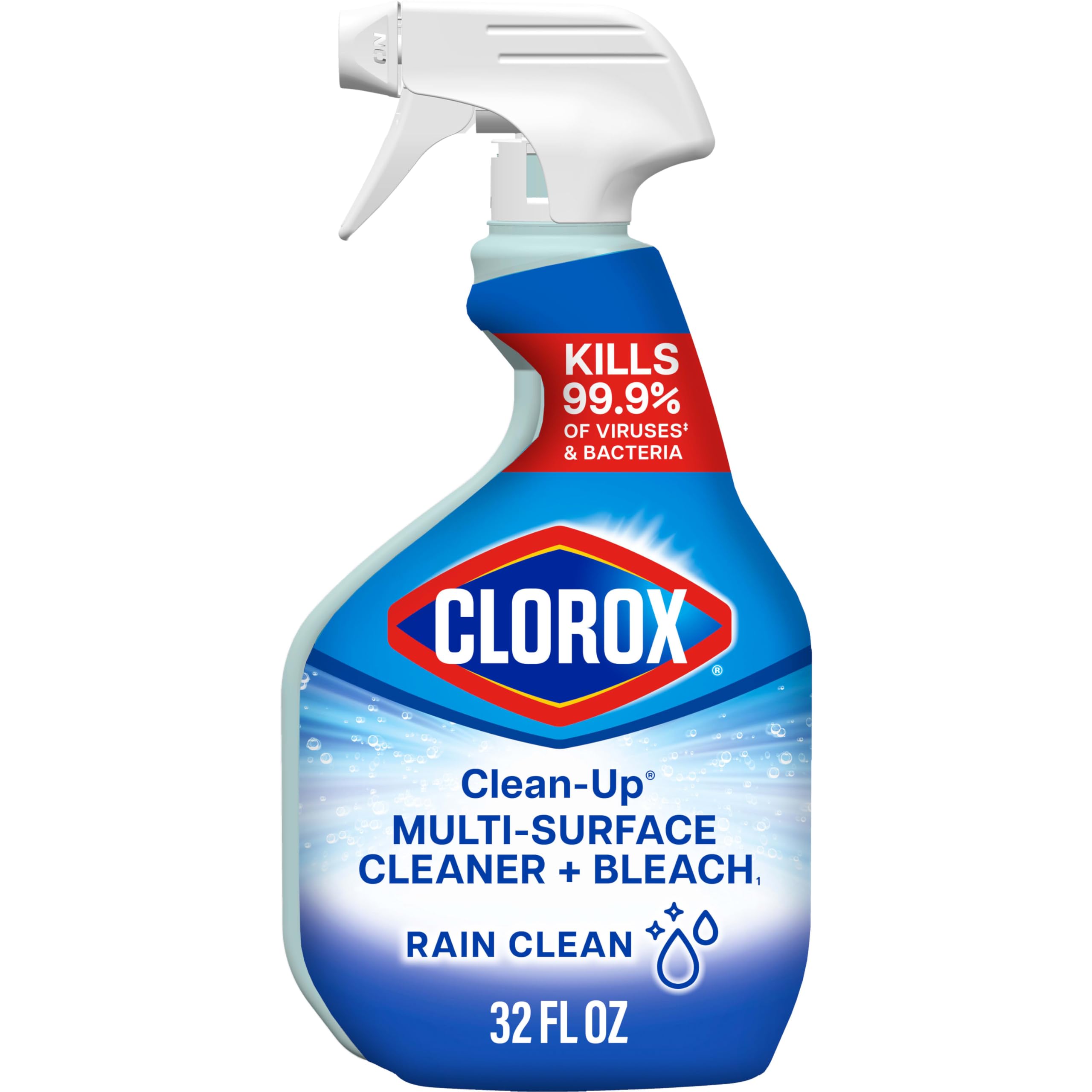 Clorox Fresh Scent Multi-Surface Cleaner Spray - Eliminates Odors & Disinfects for Kitchens, Bathrooms & More | Perfect for Home & Office Cleaning