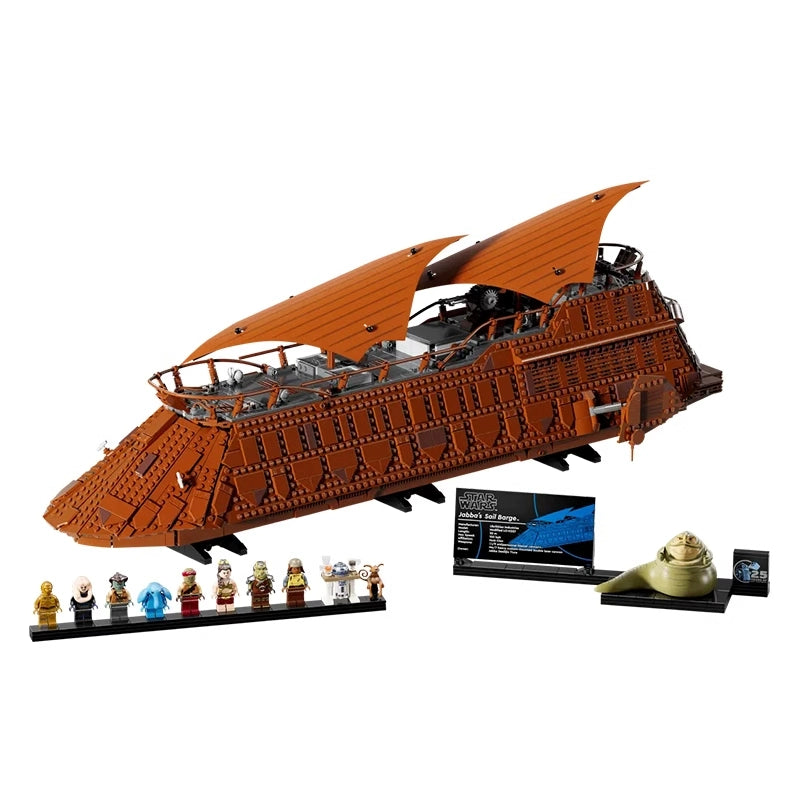 3942-Piece Jabba's Sail Barge Star Wars Building Set - Ultimate Collector's Edition for Display & Play | Perfect for Star Wars Fans & LEGO Enthusiasts
