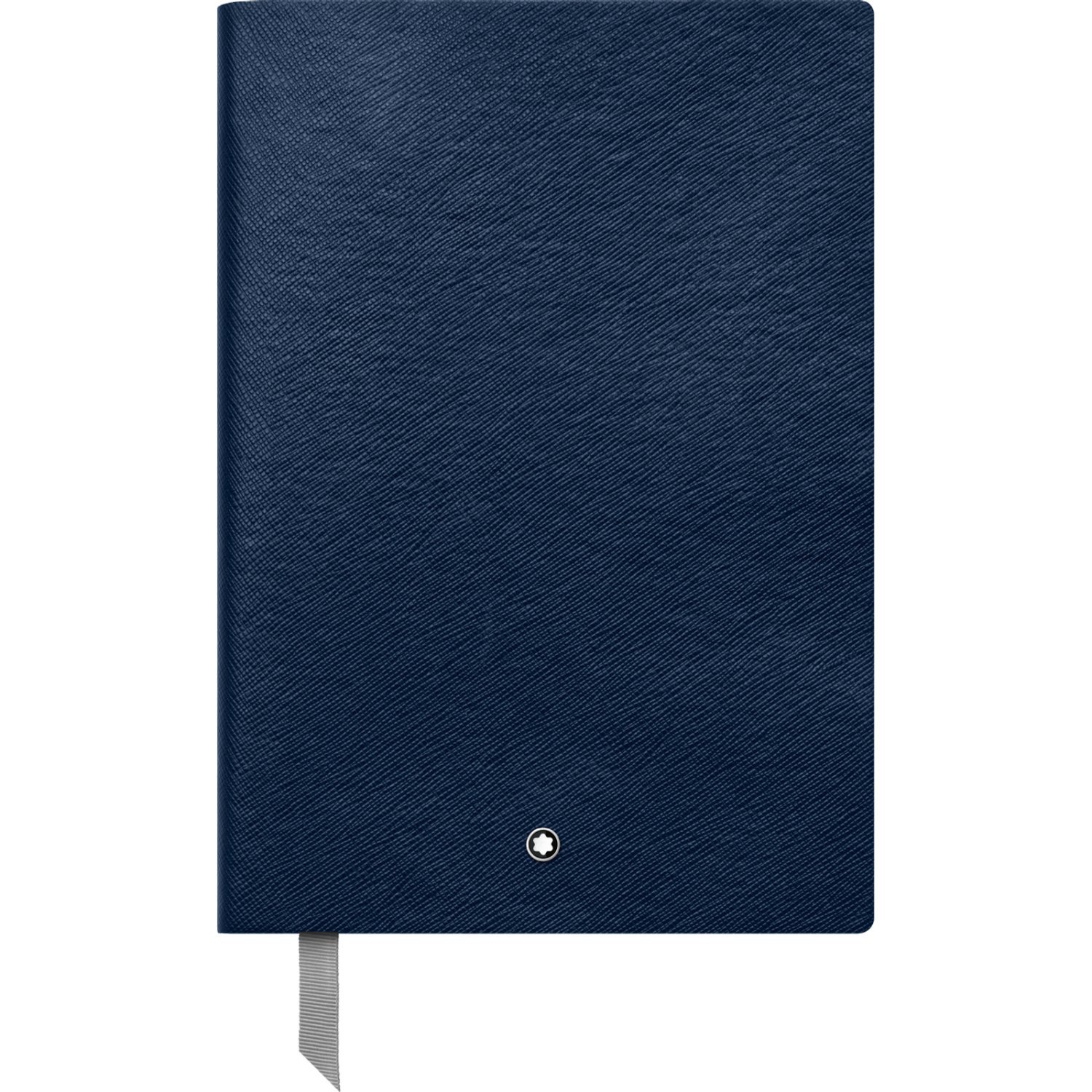 Montblanc Indigo Squared #146 Leather Notebook – Elegant Journal with Quadrille Pages, 5.9 x 8.2 inches – Premium Writing Notebook for Business, Journaling & Gift Giving