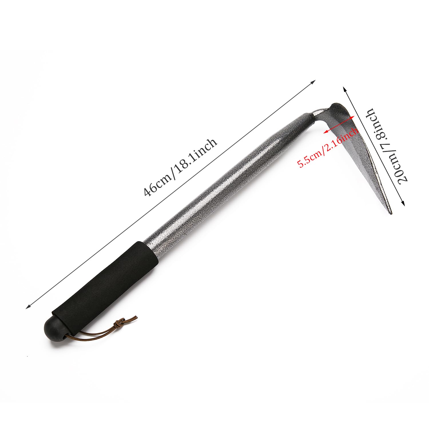 Forged Steel Hand Hoe Weeding Tool - 18