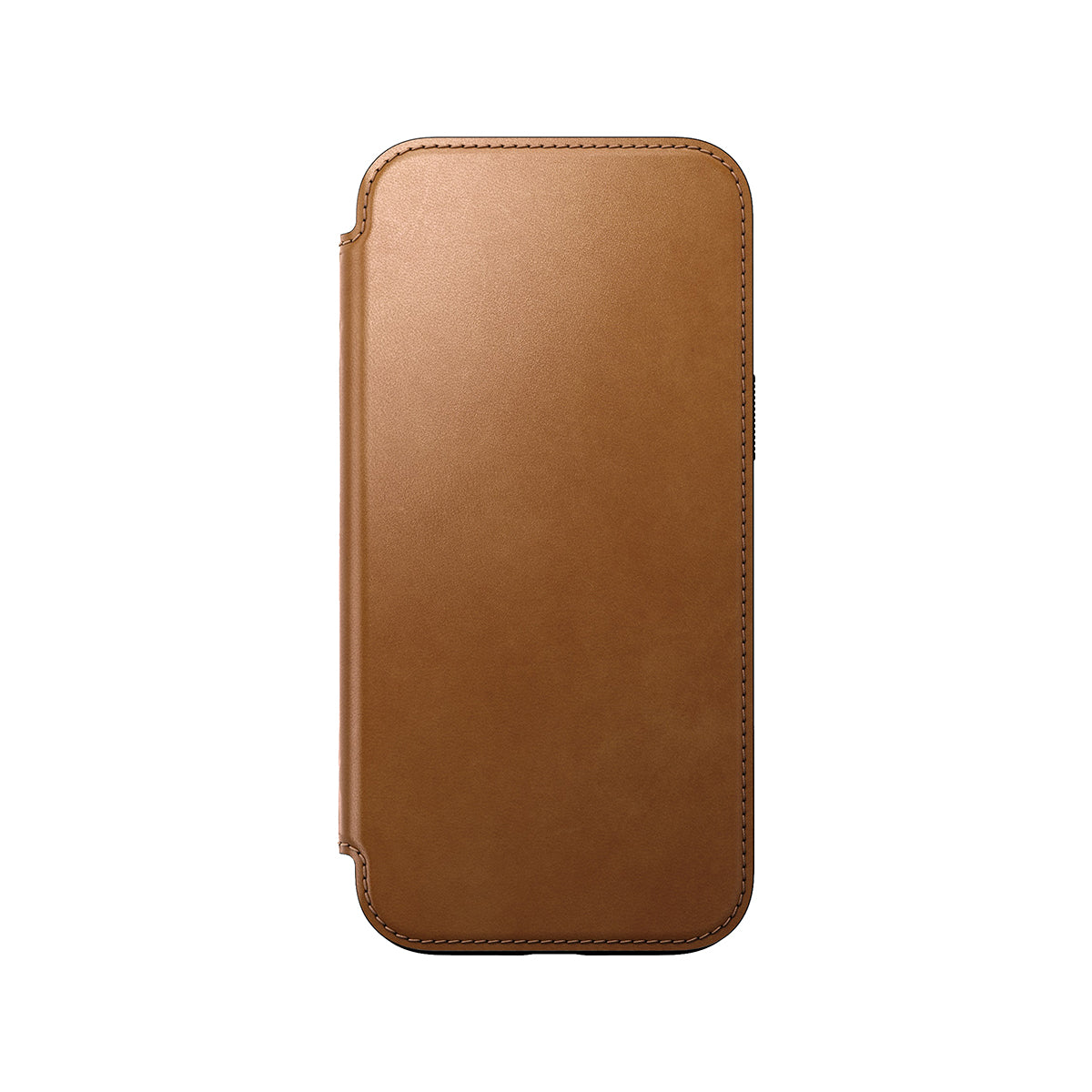 Premium Genuine Leather Folio Case for iPhone 16 Pro Max - English Tan | Slim Protective Wallet Cover with Card Slots | Perfect for Business Professionals & Travel