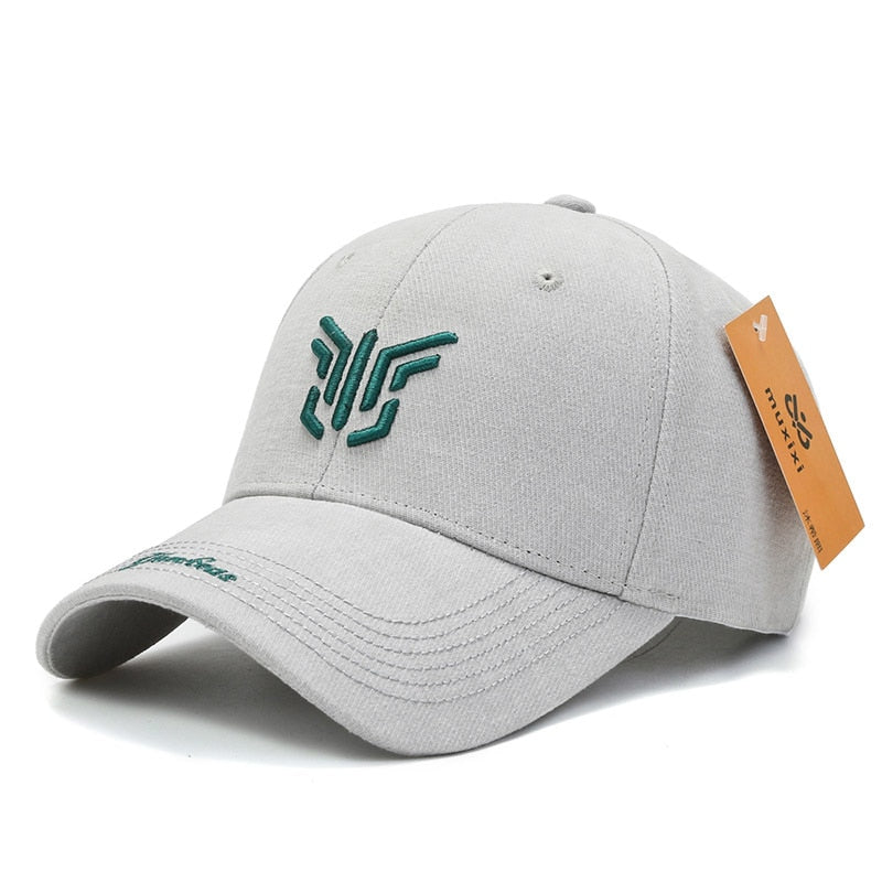 Stylish Unisex Baseball Cap - Embroidered Cotton Snapback for Men & Women - Spring Summer Sun Hat for Hip Hop, Fishing & Outdoor Activities