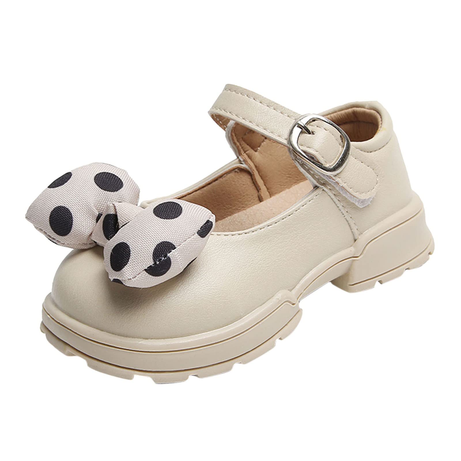 Toddler Mary Jane Flats - Soft Sole Baby Girls Dress Shoes for Weddings & Parties