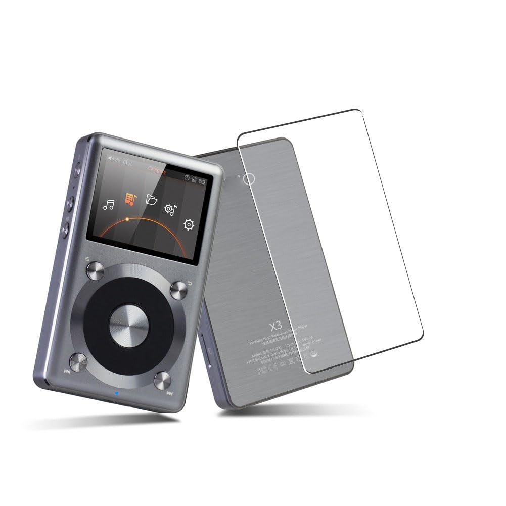 2-Pack FiiO X3 II Back Protector Film - TPU Guard Cover Skin Sticker for Scratch Protection | Compatible with FiiO X3 II Music Player | Perfect for Travel, Gym & Outdoor Use