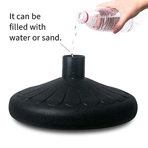 Heavy-Duty Black Plastic Crowd Control Stanchion Posts with 5PCS 40-Link Chains & C-Hooks - 6-Pack Set for Event Barriers, Queue Management, and Safety Control