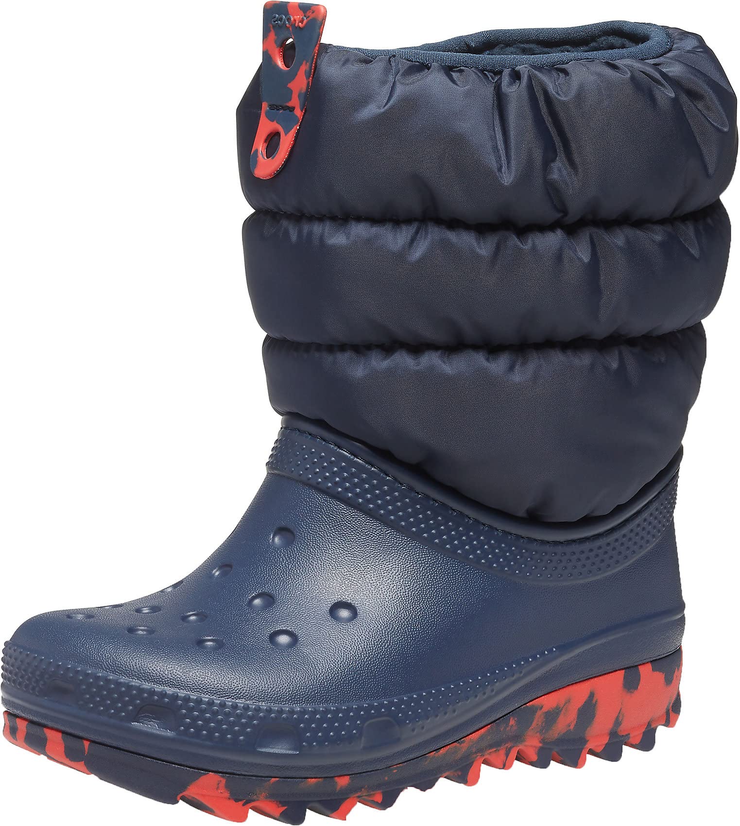 Crocs Unisex-Child Classic Neo Puff Kids' Winter Boots - Waterproof Snow Boots for Boys & Girls - Warm & Comfortable for Outdoor Winter Activities, Snow Play & Cold Weather