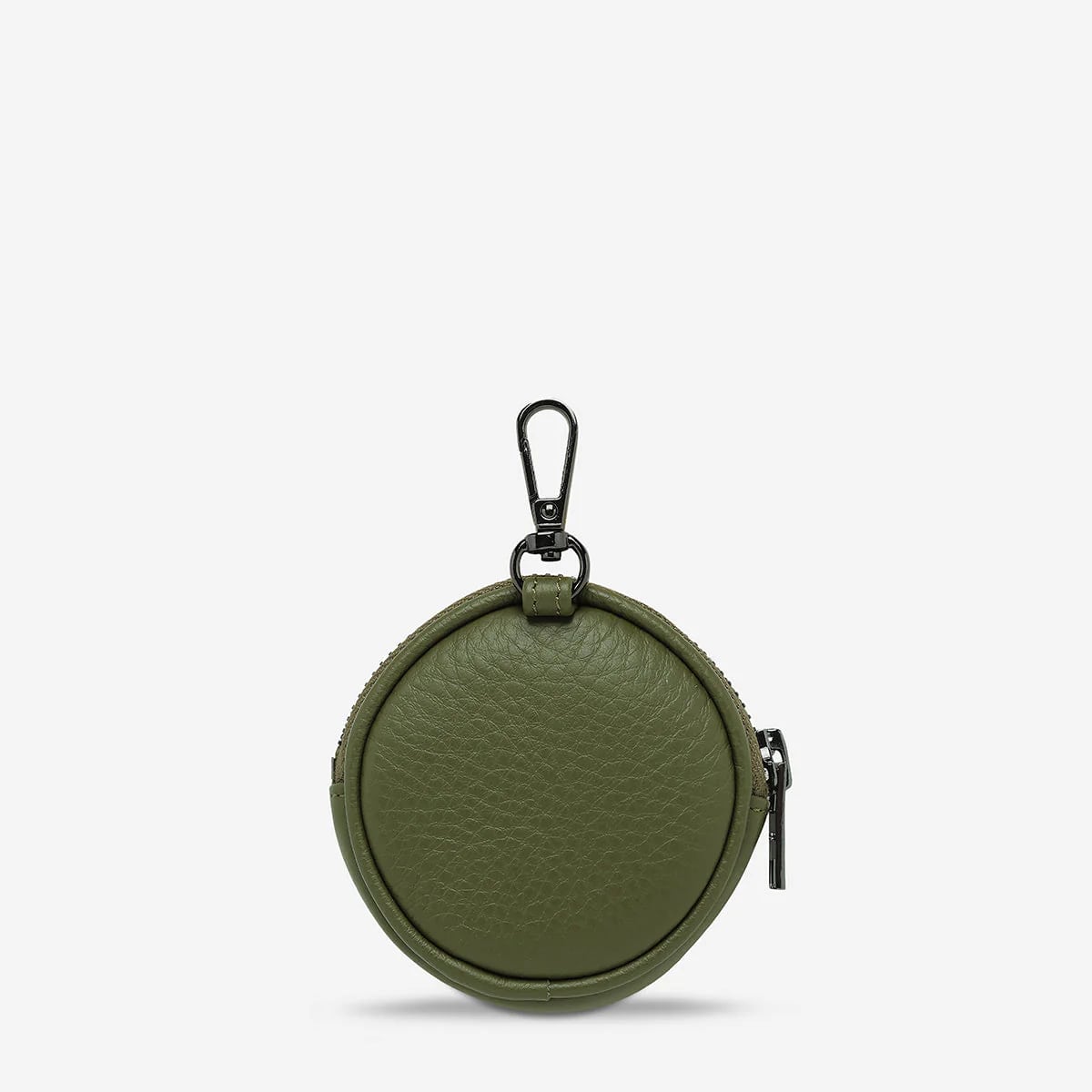 Status Anxiety Go With Me Leather Pouch in Khaki - Premium Travel Wallet for Passport, Cards & Cash | Perfect for Business Trips & Everyday Use