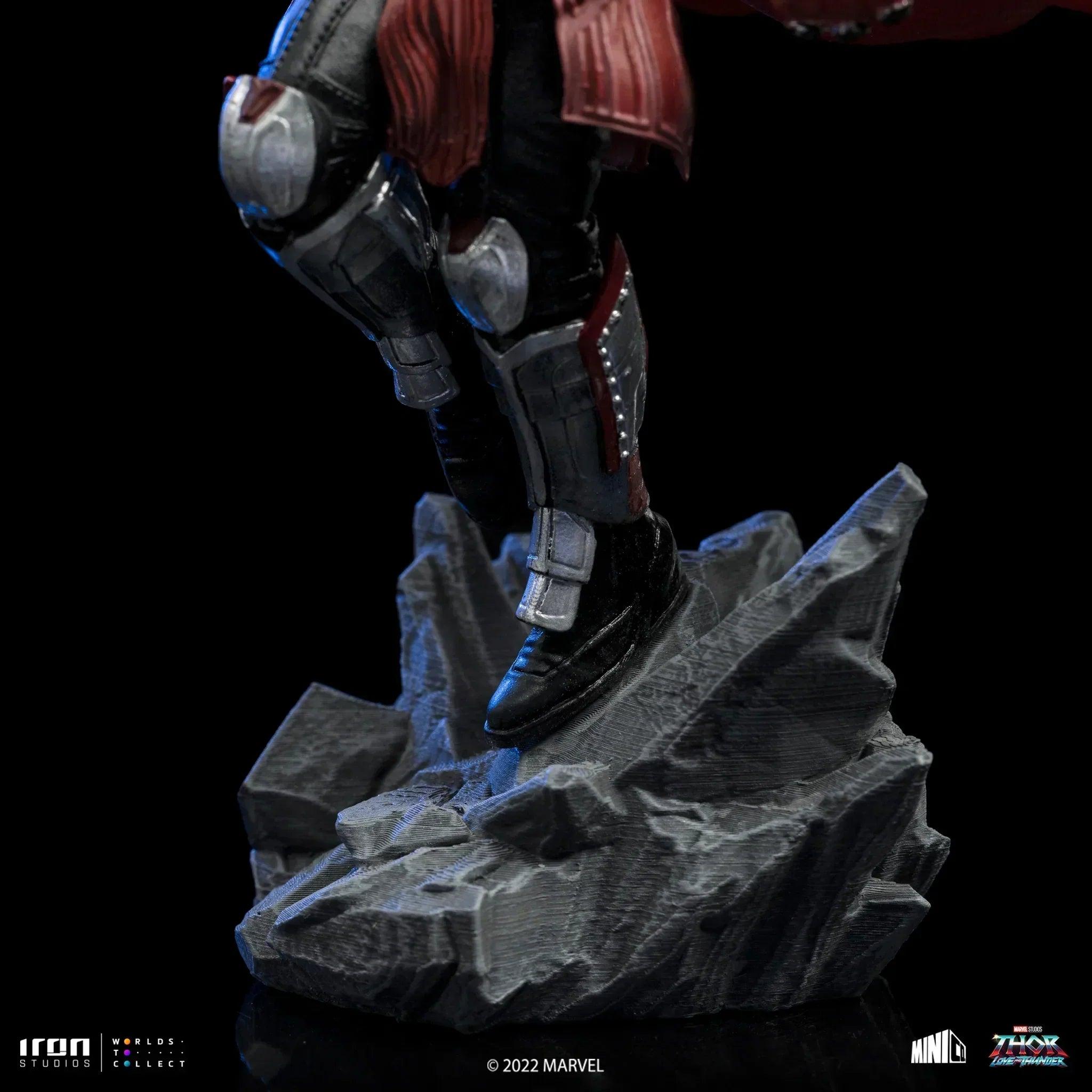 Iron Studios Thor: Love and Thunder Mighty Thor Jane Foster MiniCo Figure - Collectible Marvel Superhero Statue for Display & Gifts