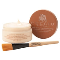 CUCCIO Deep Dermal Transforming Wrap with Applicator Brush - 8oz Professional Skin Care Treatment for Body & Face - Perfect for Spa, Home Use & Gift Giving