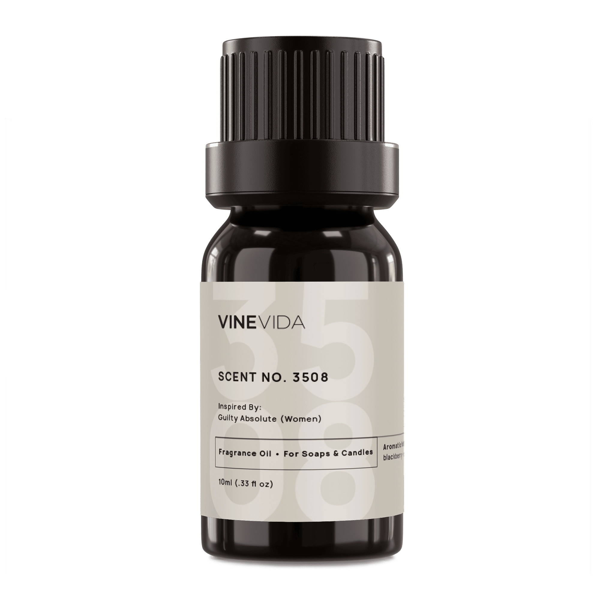 Gucci Guilty Absolute Inspired Fragrance Oil for Soaps & Candles - Premium Scented Oil for DIY Bath & Body Products, Home Aromatherapy