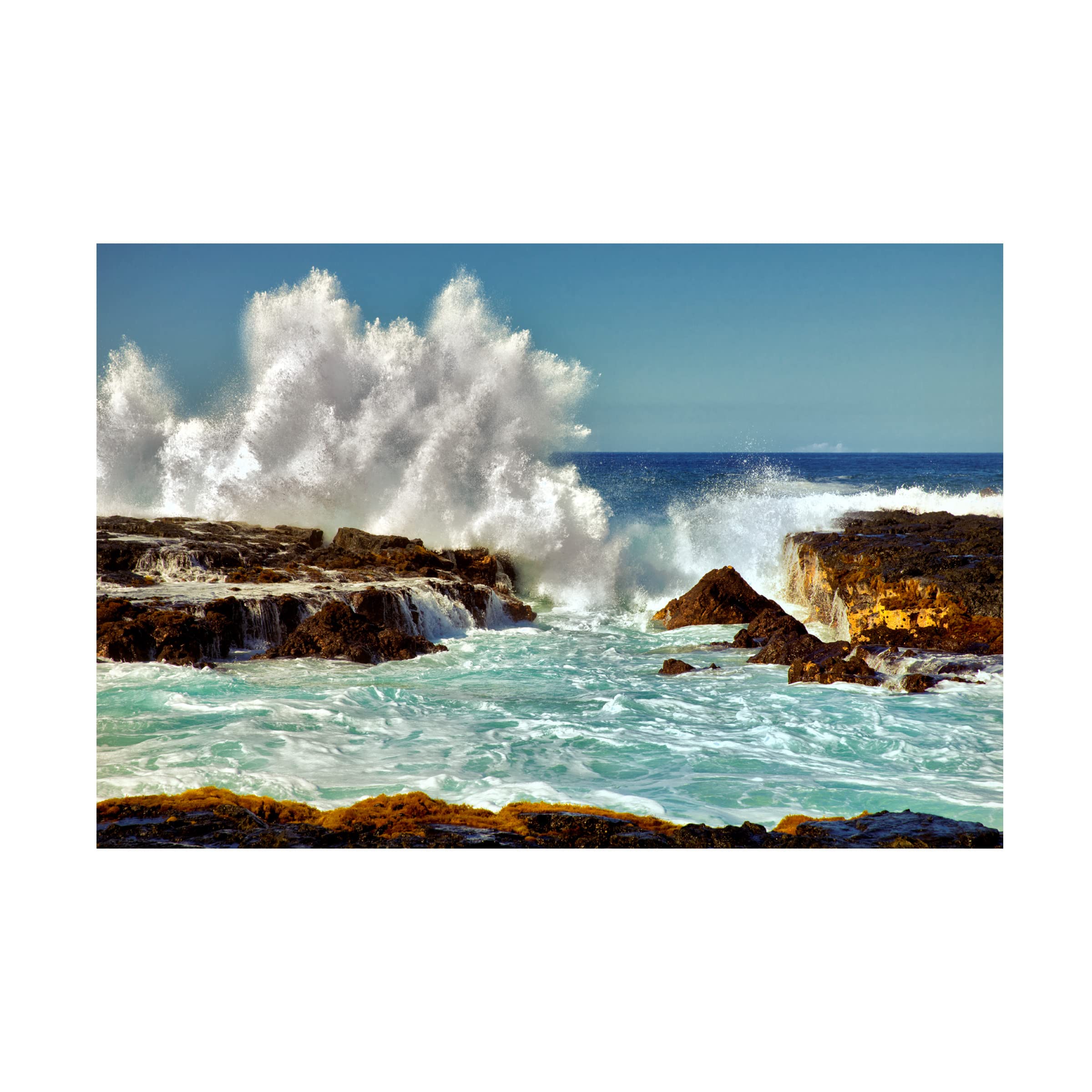 Dennis Frates 'Rocky Coastline 14' Canvas Wall Art Print - Coastal Decor for Living Room, Bedroom & Office - Premium Trademark Fine Art Collection