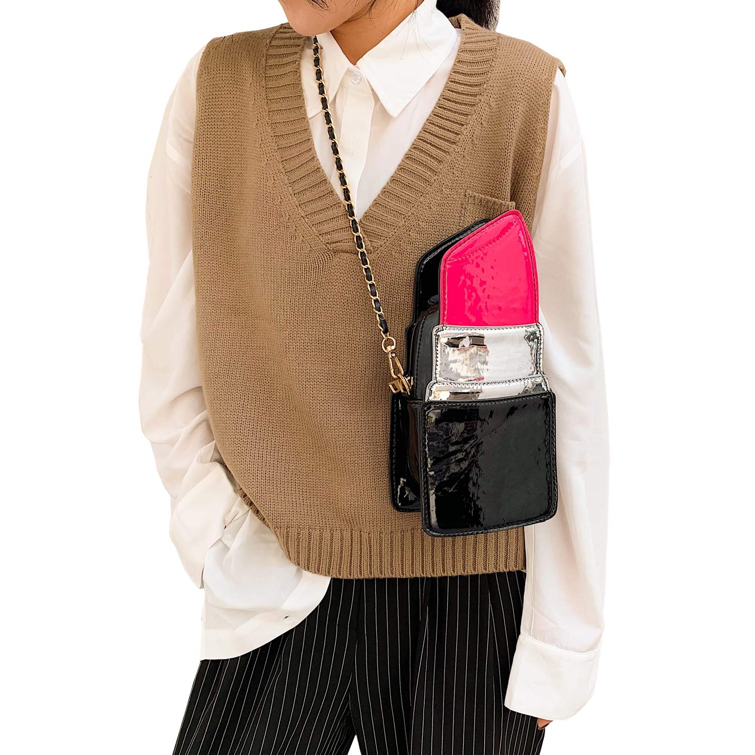LA CHA Women's Crossbody Shoulder Bag - PU Leather Cell Phone Purse for Girls - Perfect for Shopping, Travel & Everyday Use