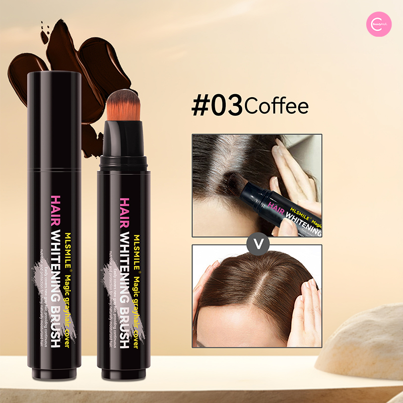 MLSMILE Magic Touch Up Hair Dye Stick for Gray Hair - Quick & Easy Temporary Root Concealer - Perfect for Travel, Work & Special Occasions