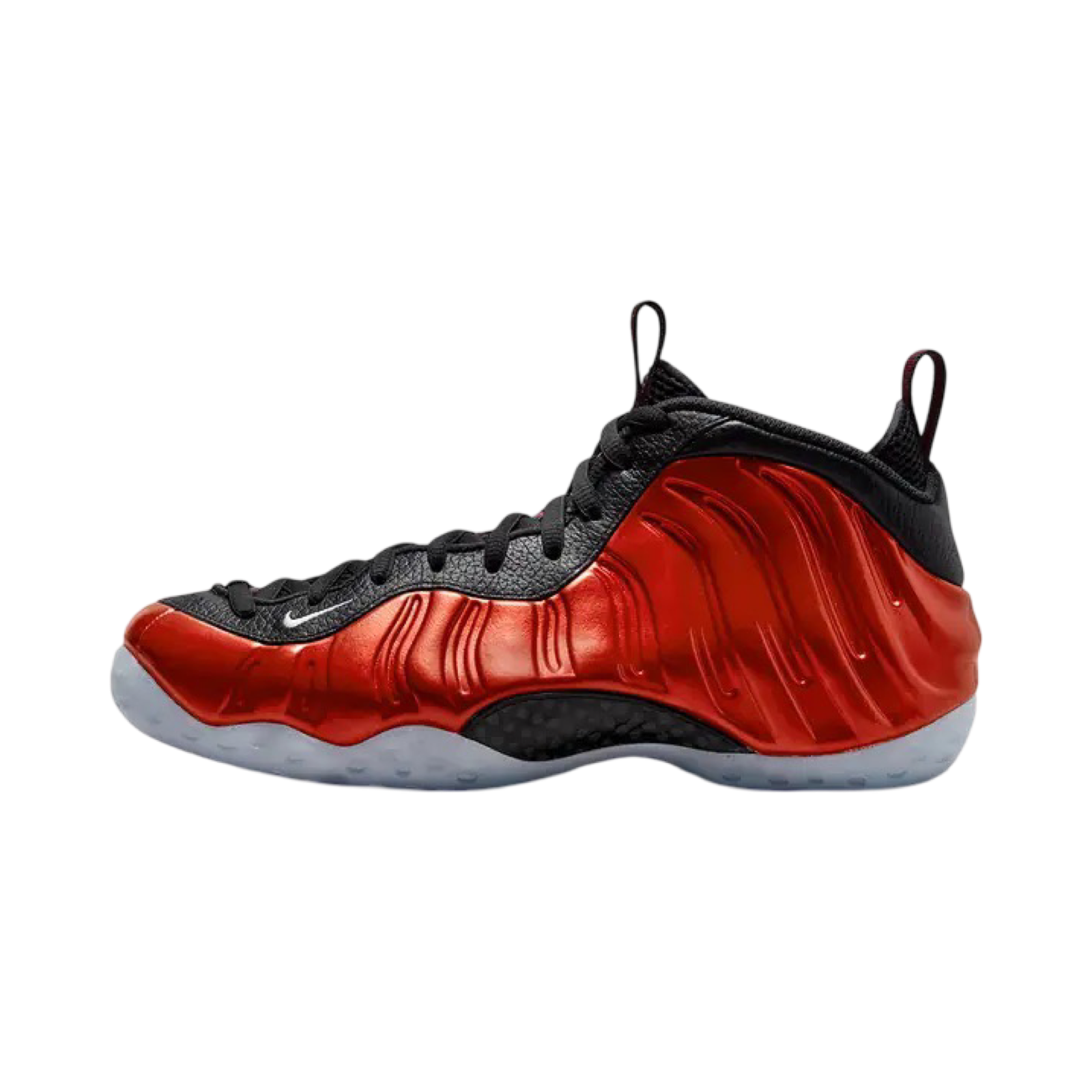 Nike Air Foamposite One Basketball Shoes - Varsity Red & Black Colorway | High-Performance Hoops Sneakers for Men | Perfect for Court Play and Streetwear Fashion