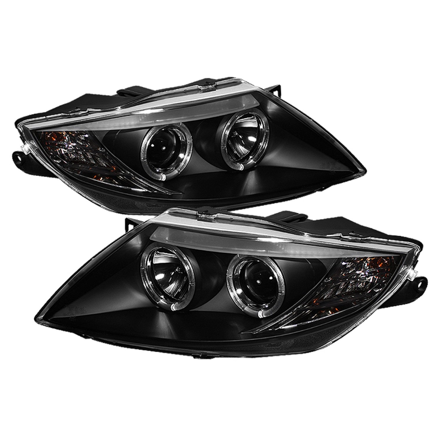 BMW Z4 03-08 Projector Headlights - HID Compatible - LED Halo for Night Driving