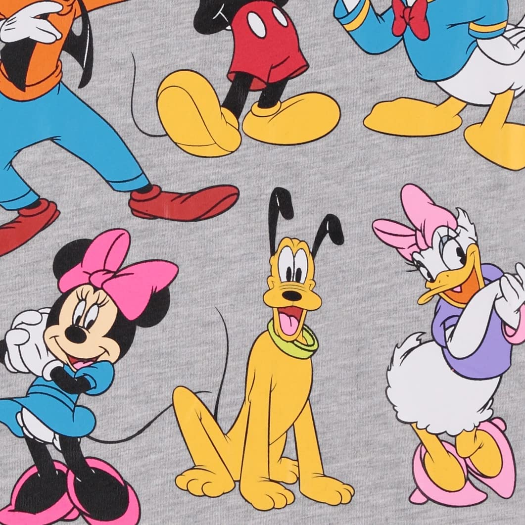 Disney Women's Mickey & Minnie Mouse Graphic T-Shirt - Short Sleeve Hi-Low Hem Casual Top for Everyday Wear | Perfect for Theme Parks, Date Nights & Disney Fans