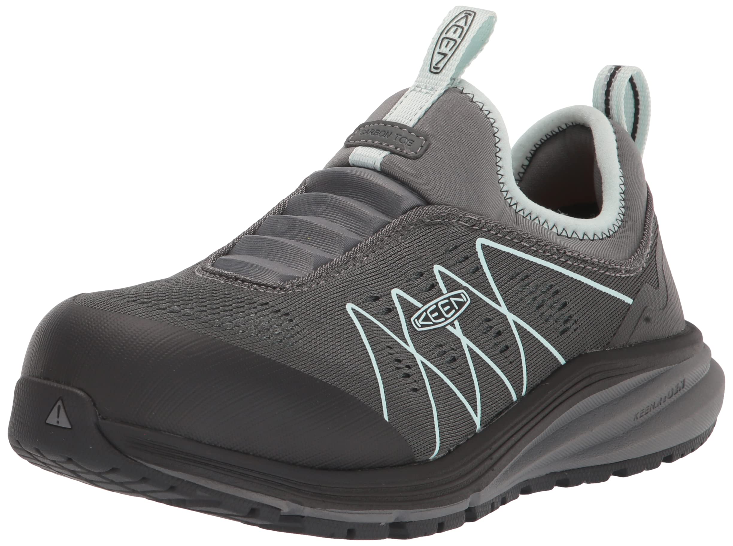 KEEN Utility Women's Vista Energy Slip-On Work Shoe - Composite Toe, Low Height for Comfort & Safety - Perfect for Industrial Jobs, Construction & Warehouse Work