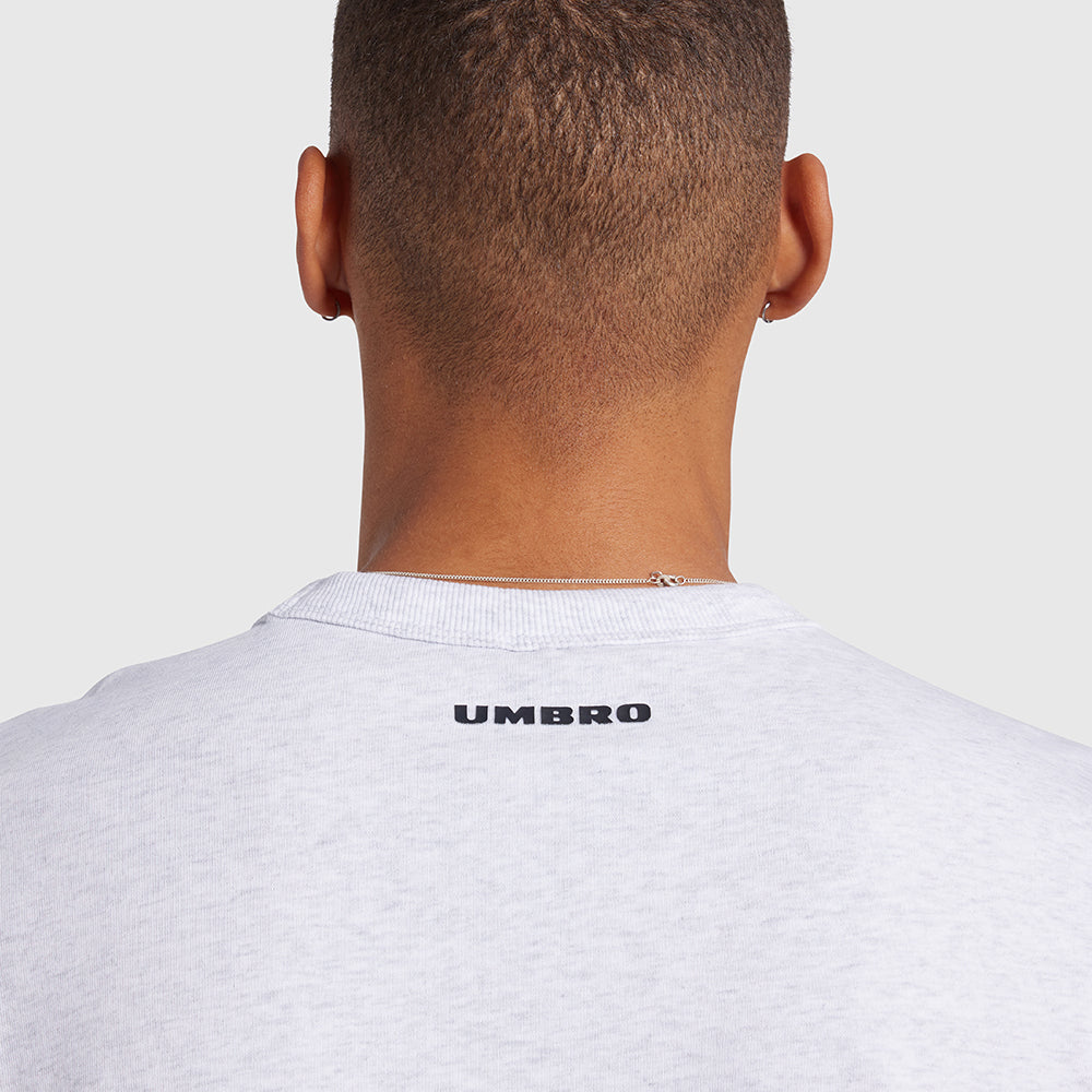Umbro Classic Crew Tee - Men's Cotton Short Sleeve T-Shirt for Casual Wear & Sports | Perfect for Gym, Running & Everyday Outfits