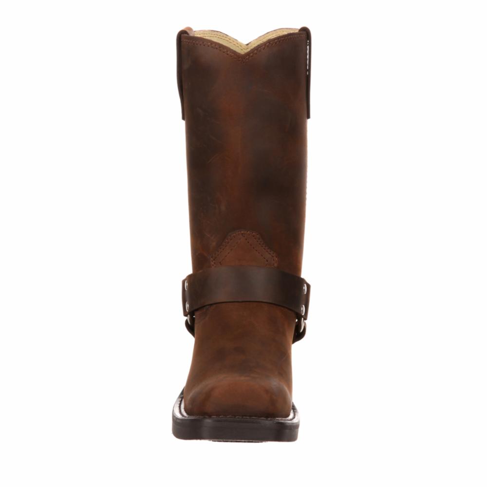 Durango Men's Harness Boot - Size 11, Brown EE Width - Western Work Boots for Cowboy, Rancher & Outdoor Activities