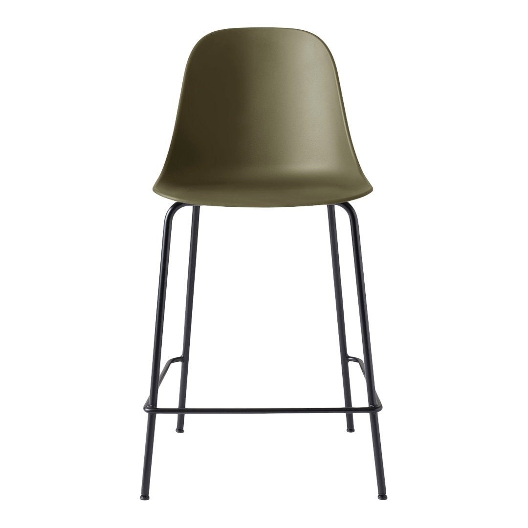 Harbour Counter Height Bar Stool - Modern Kitchen Island Chair with Backrest, Adjustable Height & Swivel Base - Perfect for Dining, Kitchen Counter, Bar & Breakfast Nook