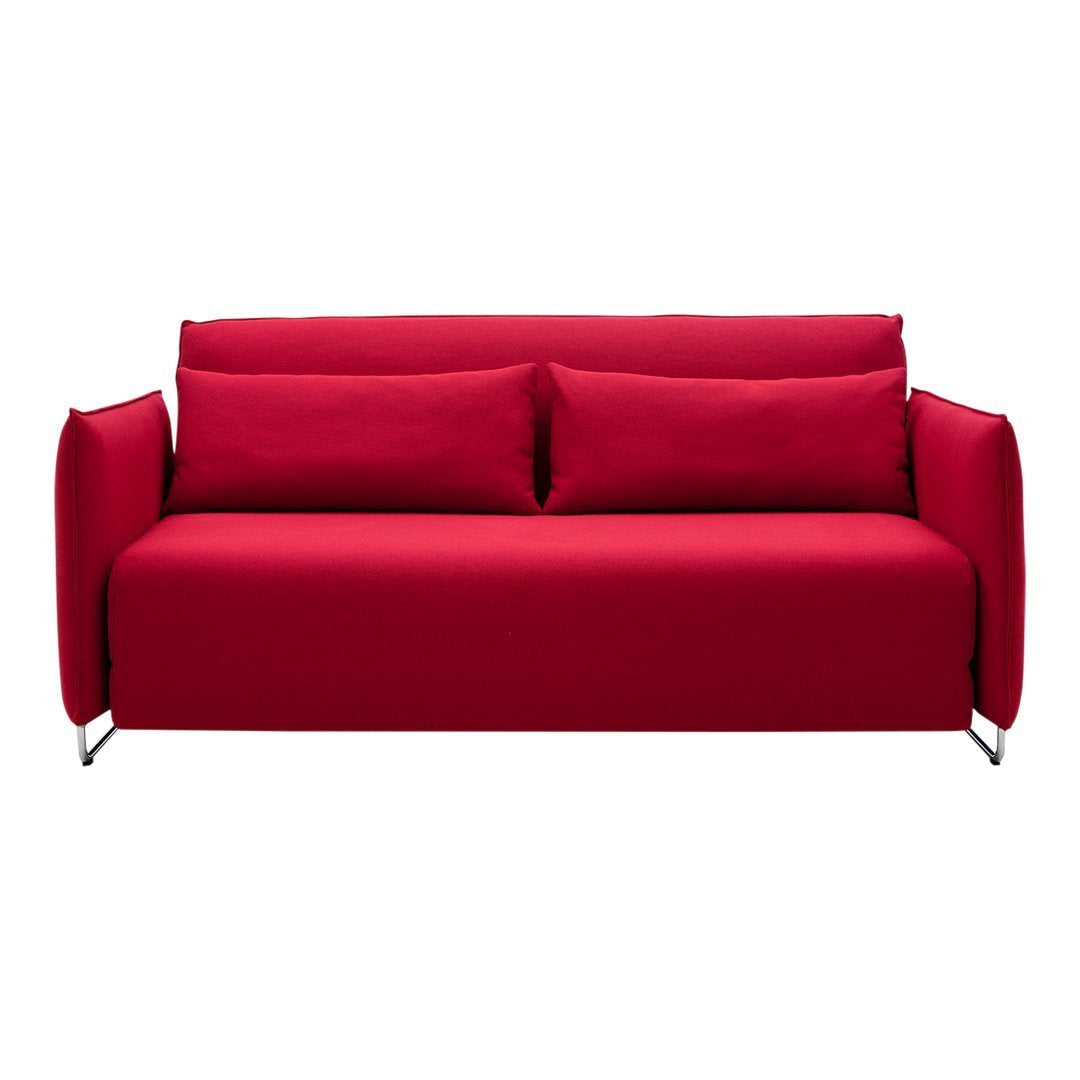 Busk Hertzog Cord Sofa Bed - Convertible Sleeper Sofa with Softline Fabric for Small Spaces | Perfect for Apartments, Guest Rooms & Home Offices