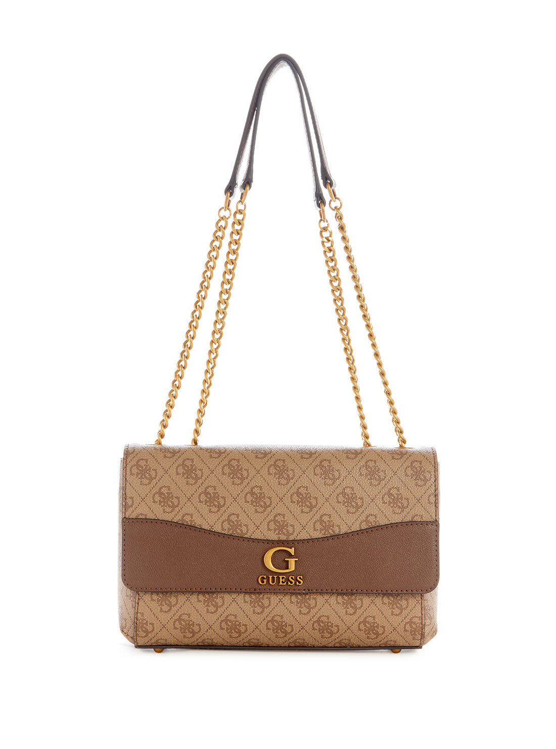 Brown Leather Crossbody Bag with Logo - Stylish & Durable for Women - Perfect for Work, Travel & Everyday Use