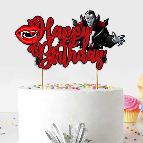Vampre Happy Birthday Cake Topper