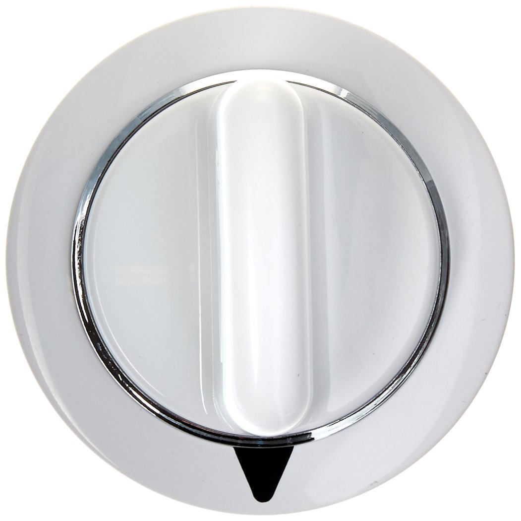 GE WE01X20374 Timer Knob White Assembly - Replacement Part for GE Appliances - Perfect for Ovens, Microwaves & Dishwashers