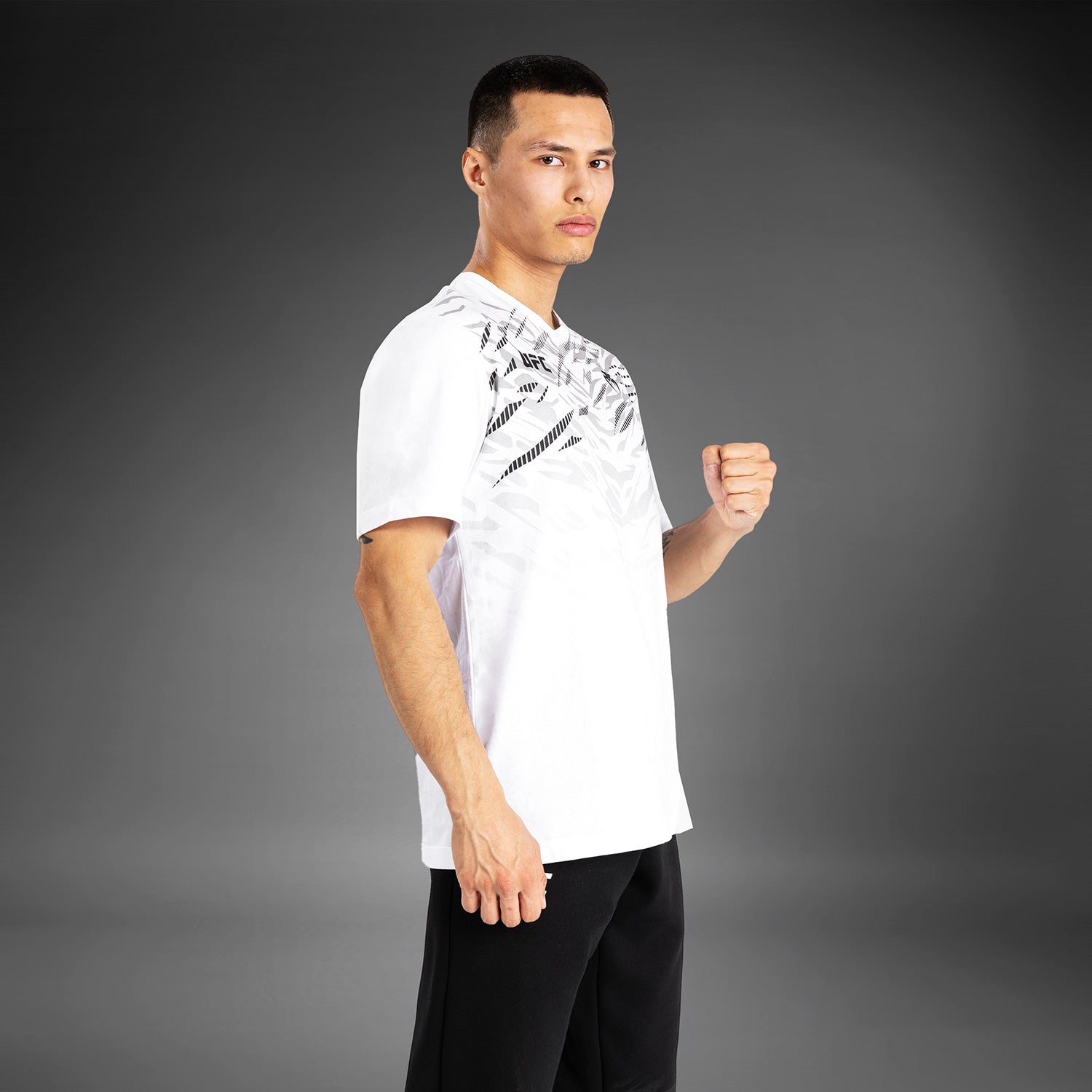 Venum UFC Fusion Men's Replica Short Sleeve T-Shirt - White | MMA Training & Casual Wear | Official UFC Licensed Apparel