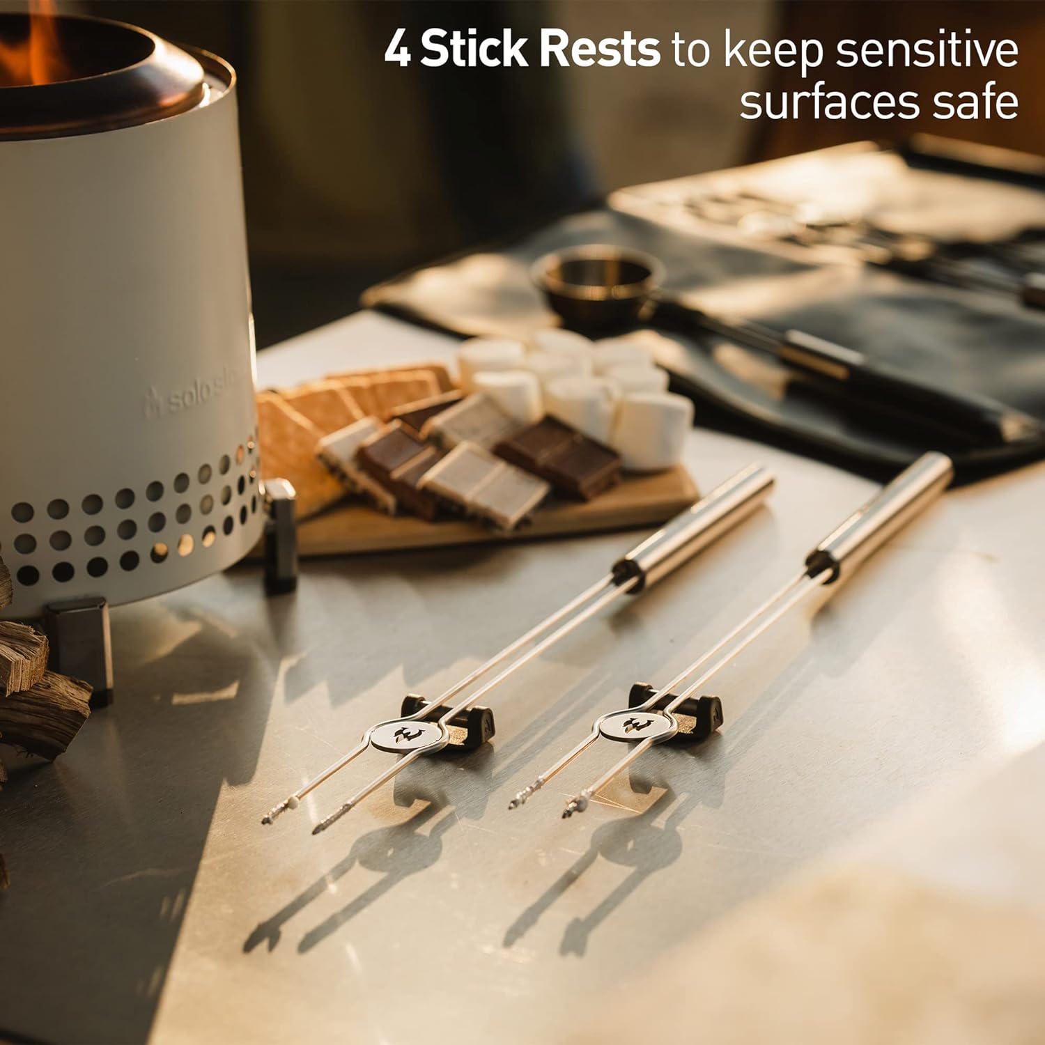 Solo Stove Mesa XL Accessory Pack - Premium Campfire Cooking Tools for Outdoor Adventures | Perfect for Backpacking, Picnics & Camping Trips