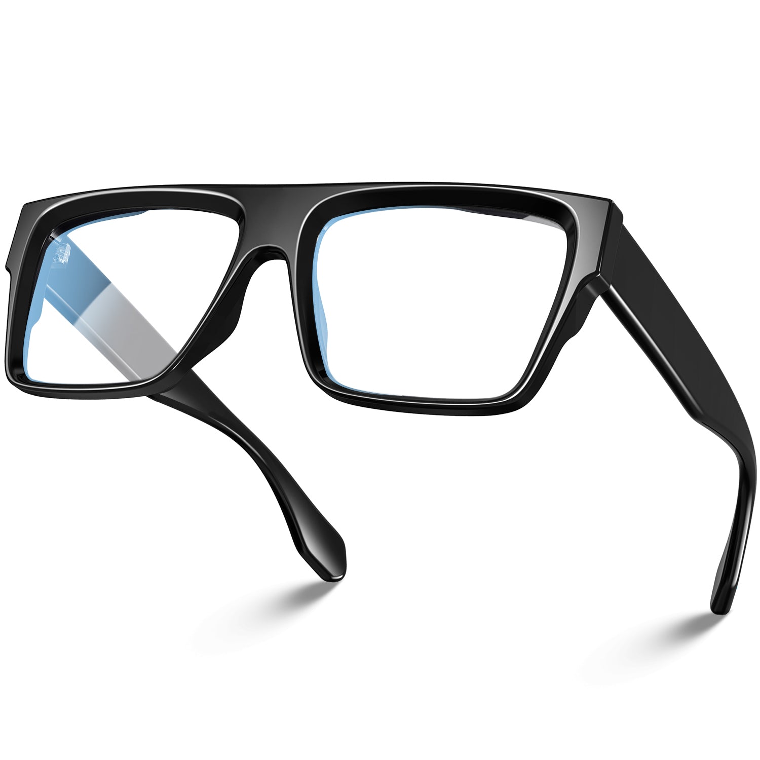 Blue Light Blocking Glasses - Alba Square Anti Eye Strain Computer Glasses for Screen Time & Gaming - Reduce Digital Eye Fatigue for Work & Online Classes