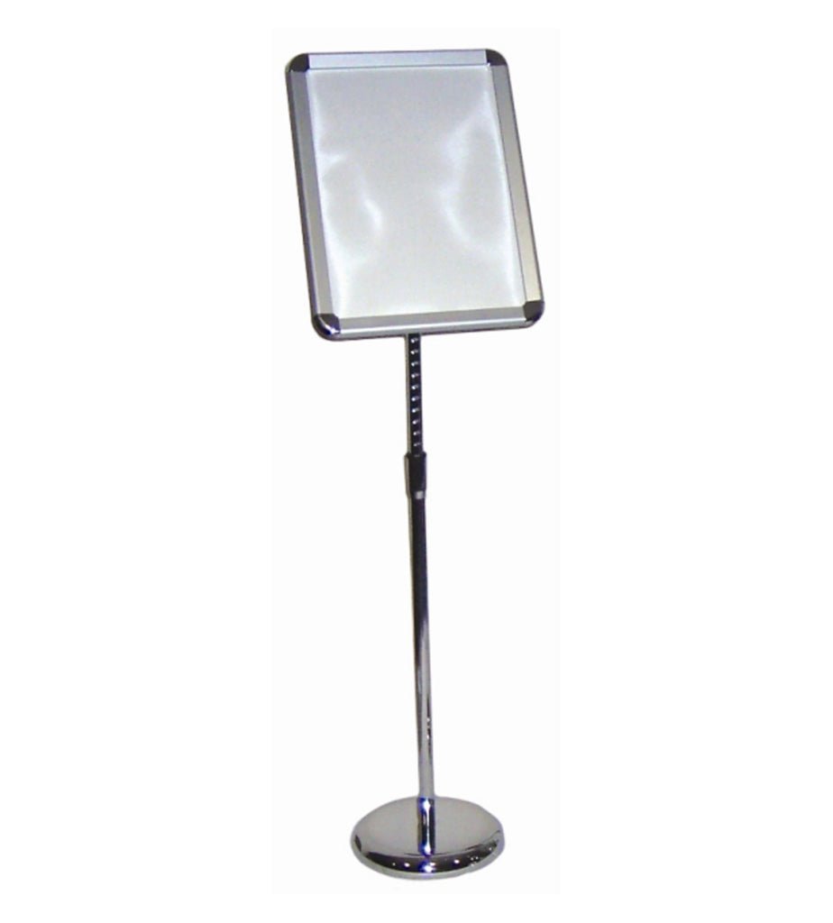 A3 Manhattan Premium Floor Stand Snap Frame - Durable Aluminum Display Holder for Posters, Signs, and Menus - Perfect for Retail Stores, Restaurants, and Trade Shows