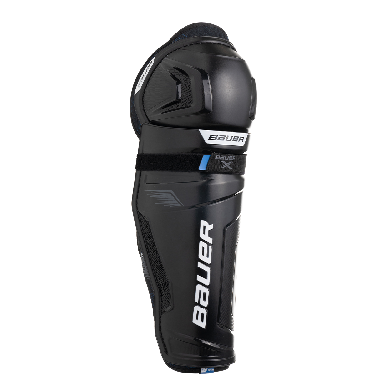 Bauer X Intermediate Shin Guards S24 - Youth & Adult Hockey Leg Protection for Ice & Roller Hockey Games & Practices
